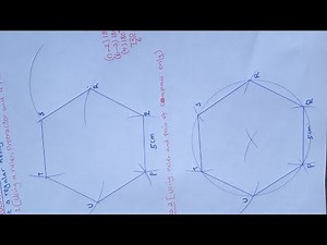REGULAR HEXAGON BY TWO METHODS