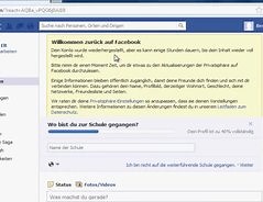 Facebook-Account gelöscht - so stellen Sie ihn wieder her