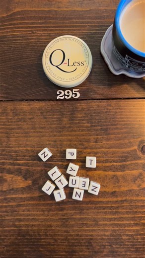 It’s a simple concept but not always easy to make it work. Enjoy! #qless #qlessgame #wordgame #dicegame #brainteaser #crossword #wordpuzzle #solitaire #game | Q-Less Game | Facebook