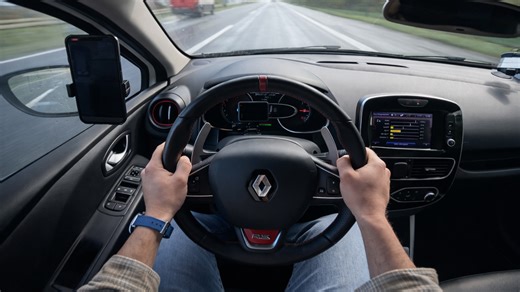 This Renault Clio RS shows strong performance for its size