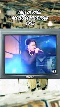 Give the Lady her flowers 💐 Lady of Rage rocks the stage at the Apollo Comedy Hour ‘95 #hiphop #rap