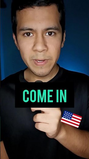 Como usar "COME IN" en INGLÉS 🇺🇸 #shorts