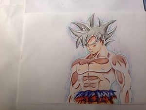 Hướng dẫn vẽ goku bản năng vô cực ultra instinct - how to draw goku ultra instinct step by step