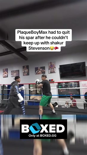 Max Fails to Keep Up with Shakur Stevenson in Sparring