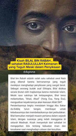 Kisah Bilal bin.Rabah #seputardakwah #sahabatnabi #kisahnabi #kisahislami