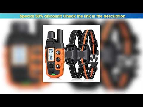 Hands-on 3300Ft Electric Dog Training Collar Remote Control Waterproof Pet BehaviorFor 5-120lbs Pup