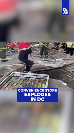 GAS EXPLOSION💥: DC Fire and EMS responded to a gas explosion at Dan Akil Convenience Store on Marion Barry Avenue, Southeast, at 10 a.m. on Thursday. 🚒 The blasts caused the store to collapse and damaged nearby buildings, including a day care center. Thankfully, all 16 children in the day care were safely evacuated within minutes. Click the link in our bio for the full story and the details behind the explosion. | WUSA 9