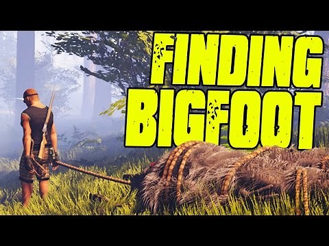 Finding BigFoot - MOST EPIC MONSTER HUNTER GAME IVE EVER PLAYED - (Finding BigFoot Gameplay)