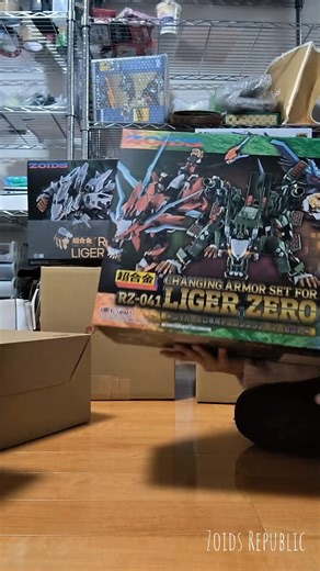 114K views · 2.1K reactions | Unboxing CHOGOKIN RZ-041 Liger Zero Change Armor Set / ZOIDS | Zoids Republic | Facebook