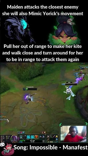 How to Control Yorick's Maiden #gaming #leagueoflegends #maidenless