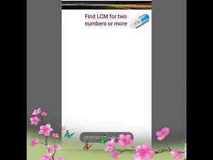 LCM :: Easiest Way to Find LCM of Two or More Numbers