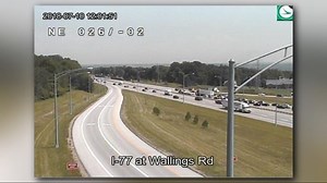 I-77 North opens at Wallings Road after semi crash