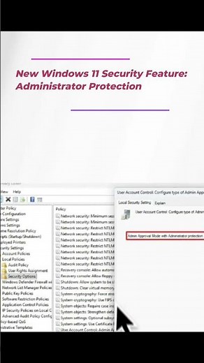 Administrator Protection Explained