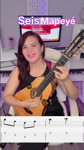 Seis Mapeyé (Tema) REm (Dm) Tabs en: www.cuatristas.com