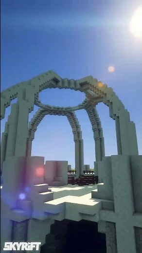 Battle Arena in Minecraft | Timelapse #Shorts