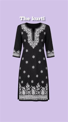 The kurti🖤|| Traditional look✨ #ootd #meesho #grwm #outfitideas #kurtilook #styleinspo
