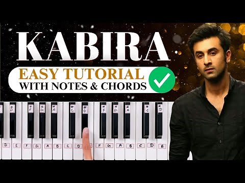 Re Kabira (Encore) - Easy Piano Tutorial With Notes & Chords - PIX Series - Hindi