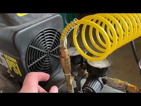 Connect multiple tanks to air compressor