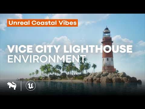 Vice City Lighthouse Environment | Showcase | Unreal Engine | Game-Ready Assets