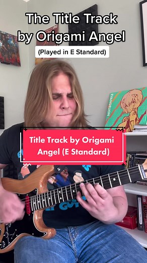Such a dope guitar part. If you only have a day to learn a song sometimes instead of doing a prepared part (weird tuning, capo, etc.) you just have to use your ear and do the best you can in standard tuning. Might make a lesson on this if people are interested! 🎸- @fender #music #guitartok #guitar #rhythmguitar #titletrack #origamiangel #emo #poppunk #fender #electricguitar