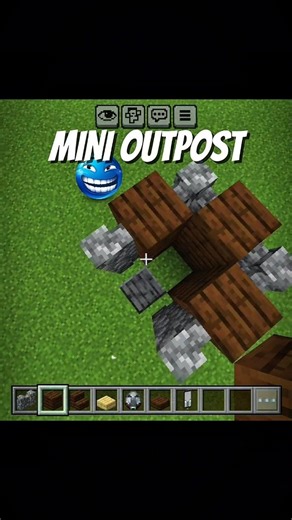 I Built a MINI Outpost in Minecraft 🏹 #minecraft