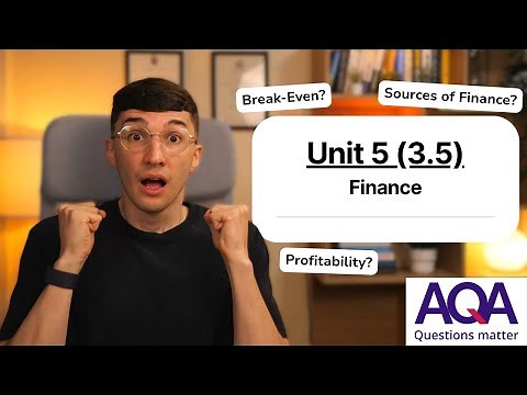 Unit 5 (3.5) – Finance | AQA A-Level Business (Revision)