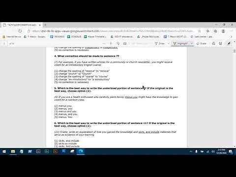 Free GED RLA Test 2021