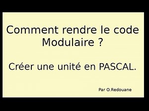 Comment rendre le code source Modulaire ? Modularité Physique!! c'est quoi ?