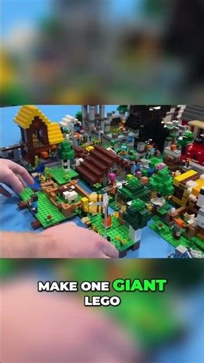 Building a Giant LEGO Minecraft World: Combining Over 130 Sets in All Biomes