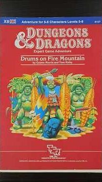 X8 Drums on Fire Mountain - A Dungeons & Dragons module #dnd #becmi #tsr #osr #rpg #rpggames