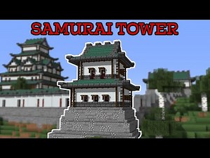Minecraft Samurai Tower Tutorial