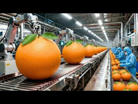 Inside The Largest Orange Juice Factory: Complete Harvesting and Manufacturing