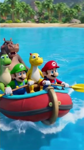 Speed Test Gone Wrong Mario vs Dino #shorts #supermario #trending