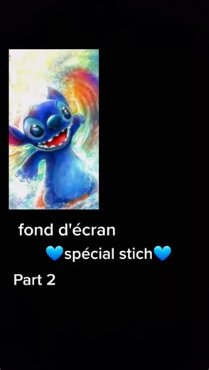 Fond d'écran 💙stich💙 part 2 #pourtoi #fonddecran