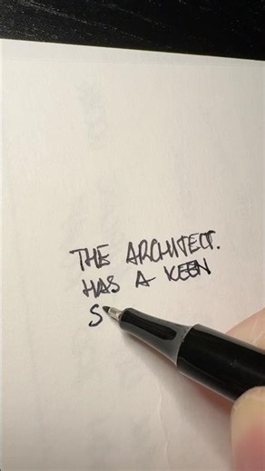 ASMR Architect writing ✍🏼 #architecture #drawing #art #asmr #asmrsounds #asmrvideo #sketch