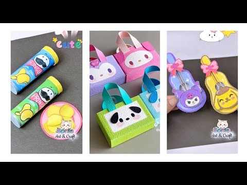 Paper craft / How to make / Easy to make / Miniature / School project / DIY / clay