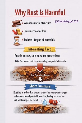Rust (Corrosion of Iron) – Complete Explanation | Causes, Process Prevention#chemistry#neet#reaction