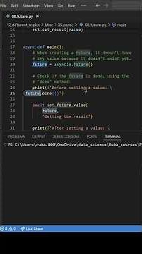 13. Python Asynchronous Programming: Future Object, "asyncio.future" - Part One.