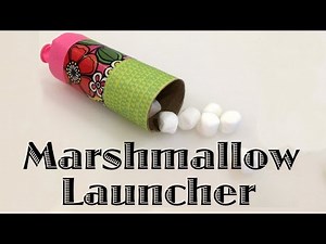 Paper Tube Marshmallow Launcher