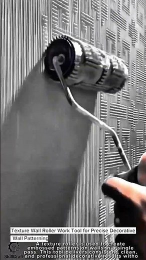 Texture Wall Roller Work Tool for Precise Decorative Wall Patterning #worktool