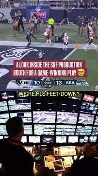 Behind the scenes for the Seahawks' game-clinching interception 👀🎥