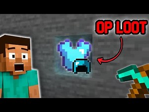 Minecraft But Every Block Drops OP Loot!