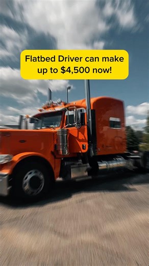 Flatbed Rates are 🚀 CDL drivers can earn big now! OPEN Way INC Trucking company is ready! Are you?