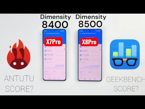 POCO X8 PRO VS POCO X7 PRO Antutu & GeekBench Comparison 🔥🔥🔥 #pocox7pro #pocox8pro