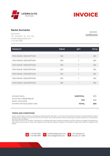 Wedding Photographer Invoice Template | Editable Canva Design | Photography Business Billing Sheet | Printable Invoice | Instant Download - Etsy
