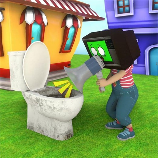 Skibidi took the TV man's candy#skibiditoilet #funny