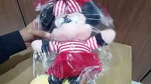 Unboxing and Review mickey mouse soft toy