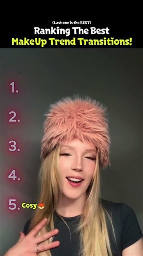 Ranking The BEST Makeup Trend Transitions! 💖(Part2) #shorts #makeuptrend #makeuptransition