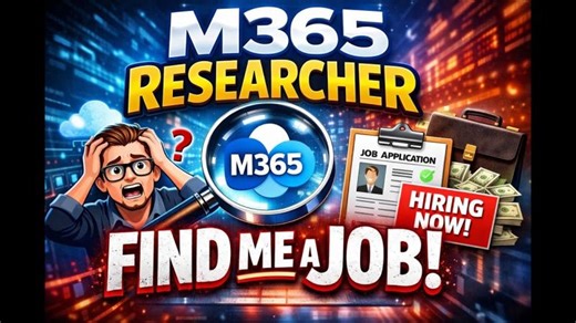 Ep. 44: M365 Researcher AI Agent – Networking and Job Search | Pete Dempsey