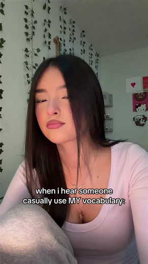 PMOOO | when i hear someone use my vocabulary